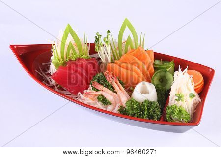 Sashimi, popular Japanese food