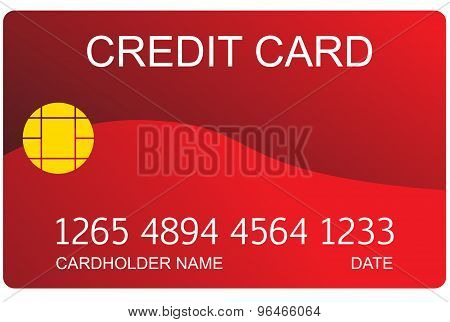 Red credit card
