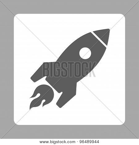 Rocket Launch Icon from Commerce Buttons OverColor Set