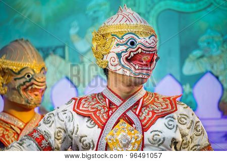 Khon - Thai Traditional Mask Dance