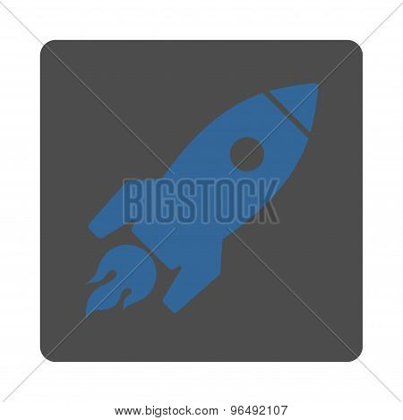 Rocket Launch Icon from Commerce Buttons OverColor Set
