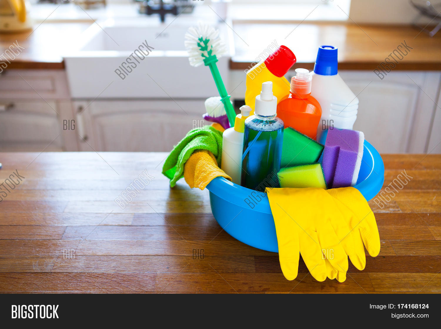 Basket Cleaning Items Image & Photo (Free Trial) Bigstock