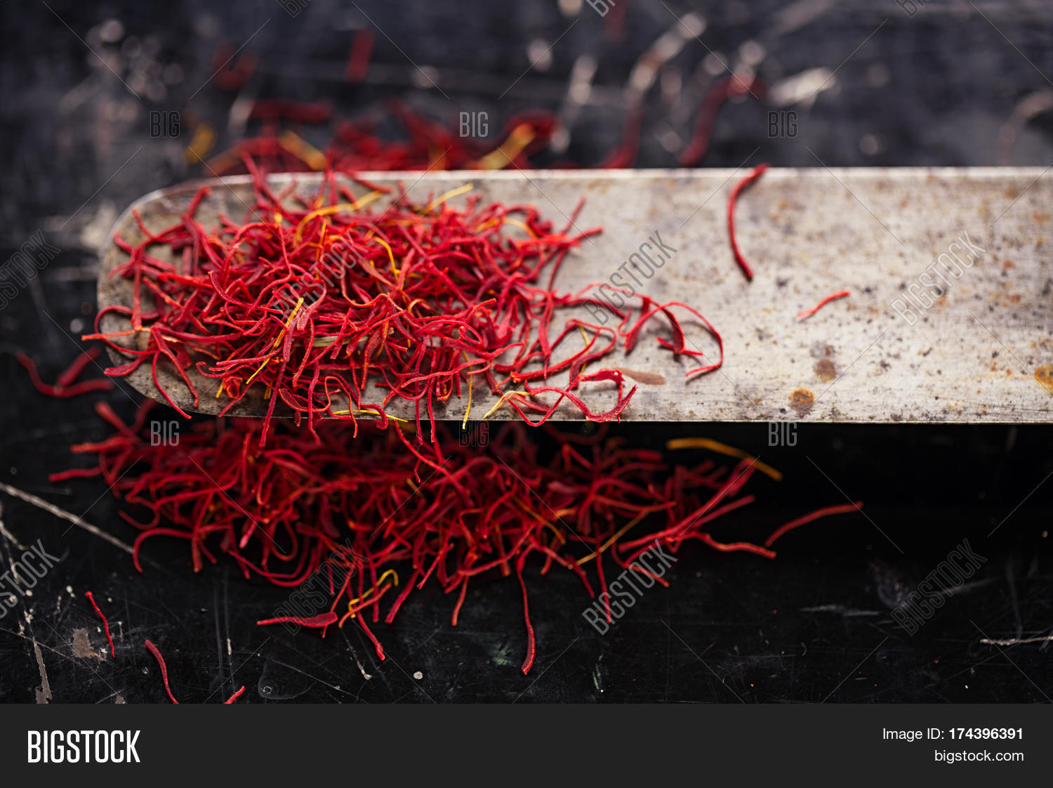 Saffron Space Threads Image & Photo (Free Trial) | Bigstock