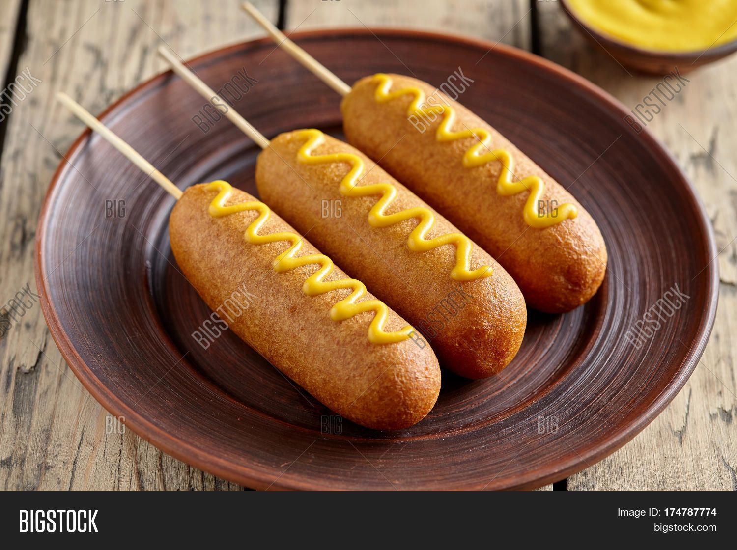 Corn Dog Traditional Image & Photo (Free Trial) Bigstock