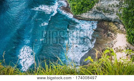 Paluang Cliff on Nusa Penida Island, Bali - Indonesia
