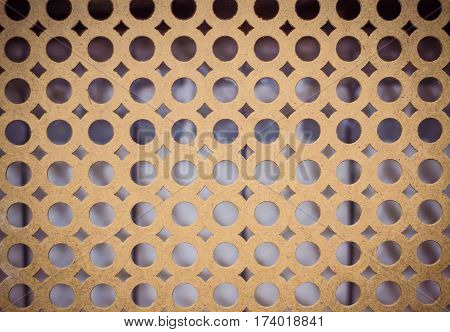 Wooden Background With Holes