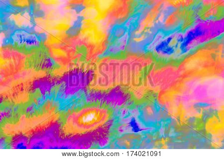Abstract psychedelic picture part of photo series that can be used as a background separately or as a part of the group of photos for making a great variety of options to create gif animations or short videos.