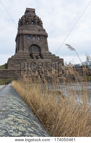 Leipzig Voelkerschlachtdenkmal Monument Battle Military Tower Destination Sights City Germany Europe
