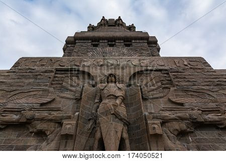 Leipzig Voelkerschlachtdenkmal Monument Battle Military Tower Destination Sights City Germany Europe