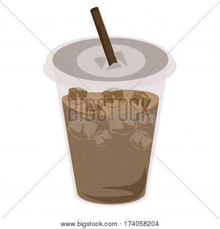 ice coffee , coffee icon set 