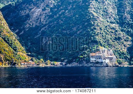 Gregoriou monastery Mount Athos Photo taken 2013