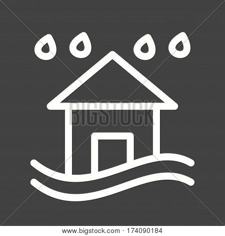 Snow, heavy, storm icon vector image. Can also be used for disasters. Suitable for mobile apps, web apps and print media.