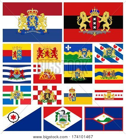 Flags of Provinces of the Netherlands, Amsterdam