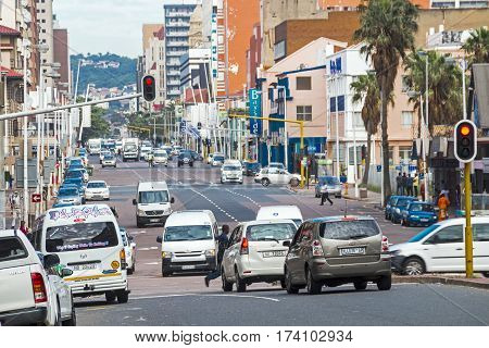 Central Business District In Durban South Africa