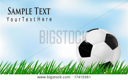 Fondo de fútbol. Vector.