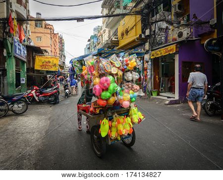 Street In Saigon, Vietnam