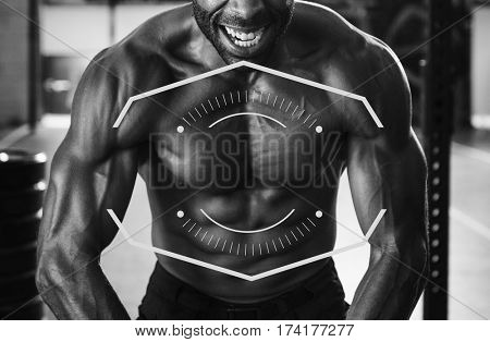 Strength Fitness Exercise Get FIt Banner Copy Space