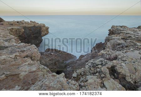 The sierra de irta in alcocebre Castellon