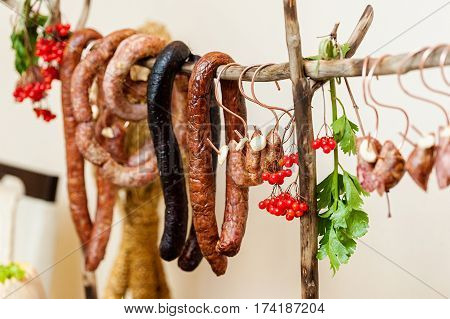 Buffet. Meat Chesee And Vegetables Dish