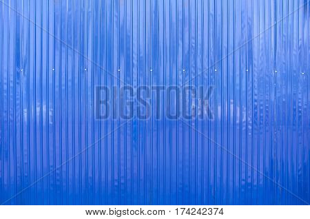 Blue Color Matel Sheet or Blue Color Roof Background.