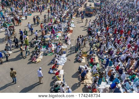 Biswa Ijtema At Tongi, Dhaka, Bangladesh.