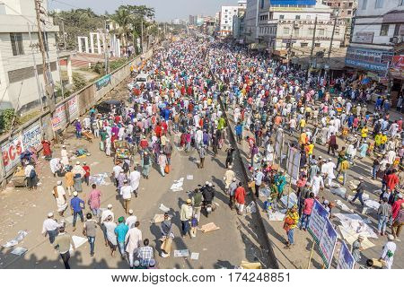 Biswa Ijtema At Tongi, Dhaka, Bangladesh.