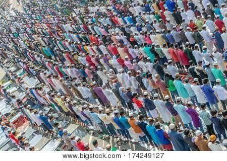 Biswa Ijtema At Tongi, Dhaka, Bangladesh.