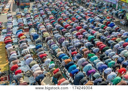 Biswa Ijtema At Tongi, Dhaka, Bangladesh.