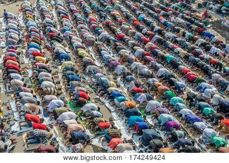 Biswa Ijtema At Tongi, Dhaka, Bangladesh.