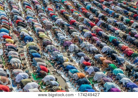 Biswa Ijtema At Tongi, Dhaka, Bangladesh.