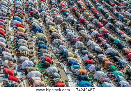 Biswa Ijtema At Tongi, Dhaka, Bangladesh.
