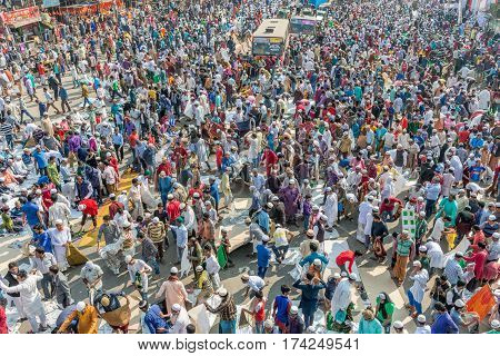 Biswa Ijtema At Tongi, Dhaka, Bangladesh.