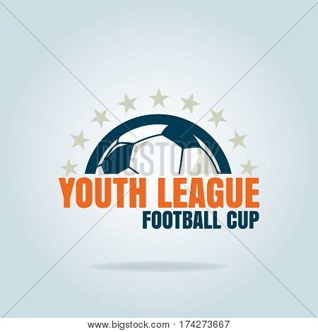 football badge logo template collection design soccer team vector illustration