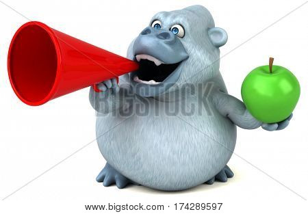 Fun yeti - 3D Illustration
