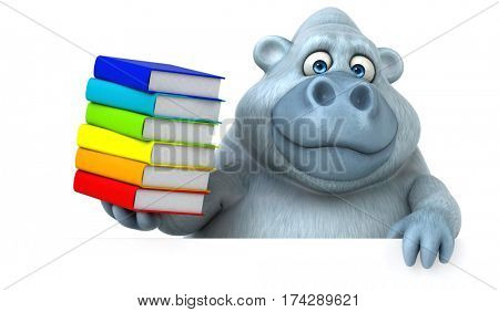 Fun yeti - 3D Illustration