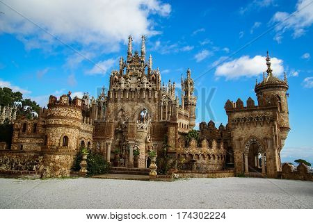 Colomares Castle, Benalmadena, Andalusia, Spain