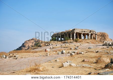 Element of ancient architecture, Hampi, Karnataka India