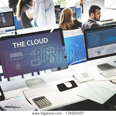 Cloud Computing Data Management Concept