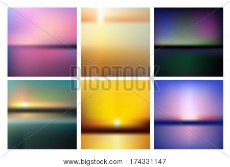 Colorful gradient background in bright rainbow colors. Abstract blurred smooth image.