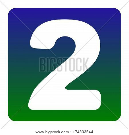 Number 2 Sign Design Vector & Photo (Free Trial) | Bigstock