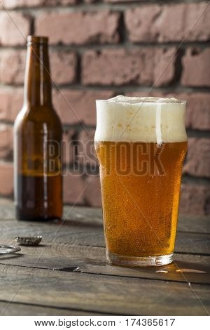 Cold Refreshing American Lager Crafter Beer