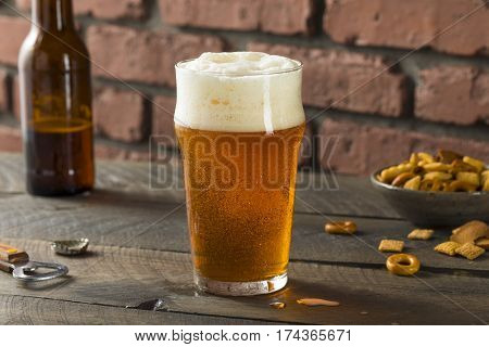 Cold Refreshing American Lager Crafter Beer