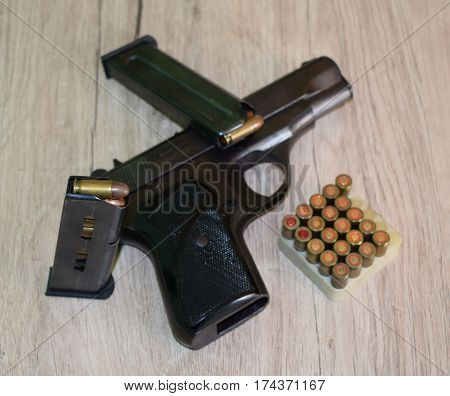 gun and accessories, safety, strength and power