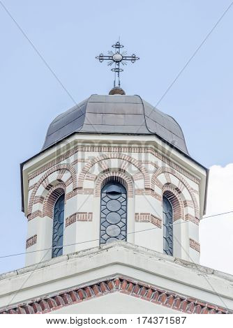 Bucharest, Romania - May 25, 2014: The Church Saint Ciprian.