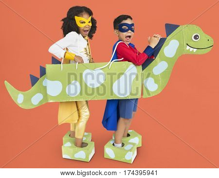Little Kids Superheroes kids Dinosaur Costume