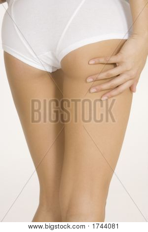 Beine junge Caucasian Frau