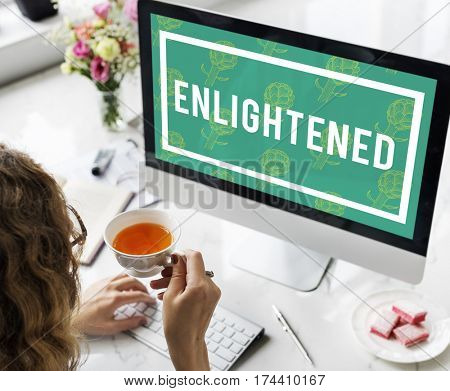 Embraced Enlightened Mindset Positivity Encouragement