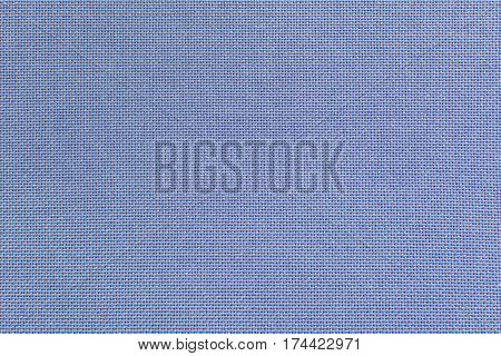 Blue linen fabric for the background. Texture of a natural raw material