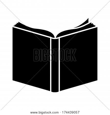 black book open icon, vector illustraction design image