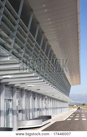 Aeroporto di costruzione in Podgorica, Montenegro